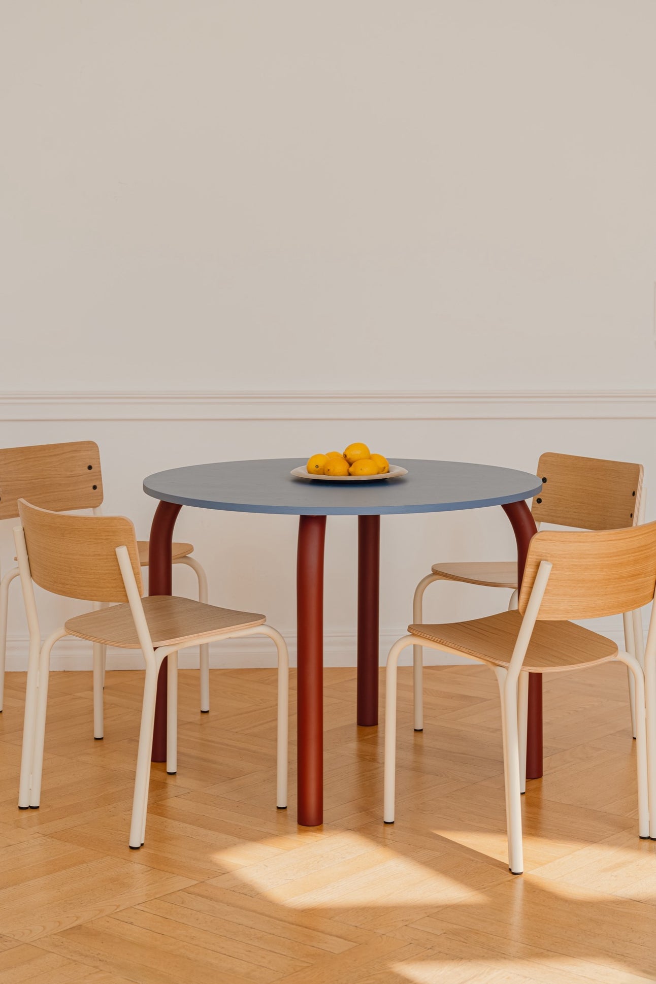 noo.ma MEKO Tafel - Frosty Blue & Piazza Beige