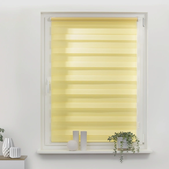 Duo-Rollo, ‎Klemmfix, B x L: 90 x 150 cm, Polyester, gelb