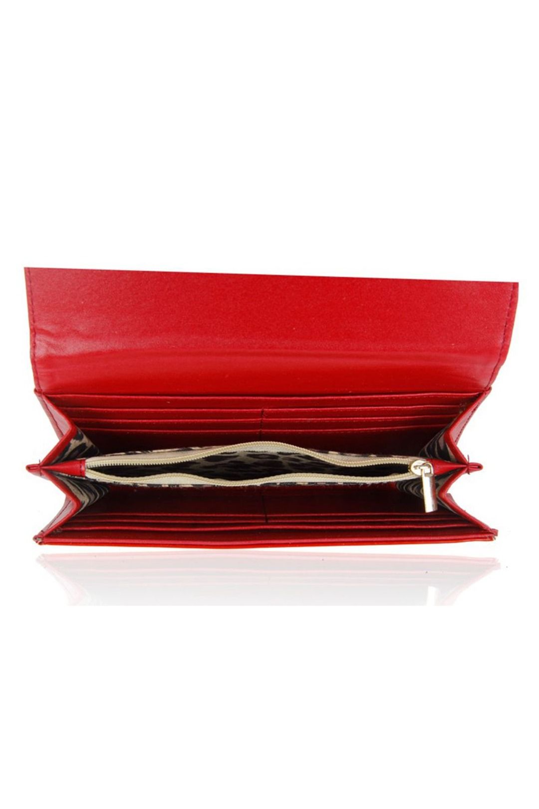 Fontanella Fashion Vivid Poppy PU Leather Purse