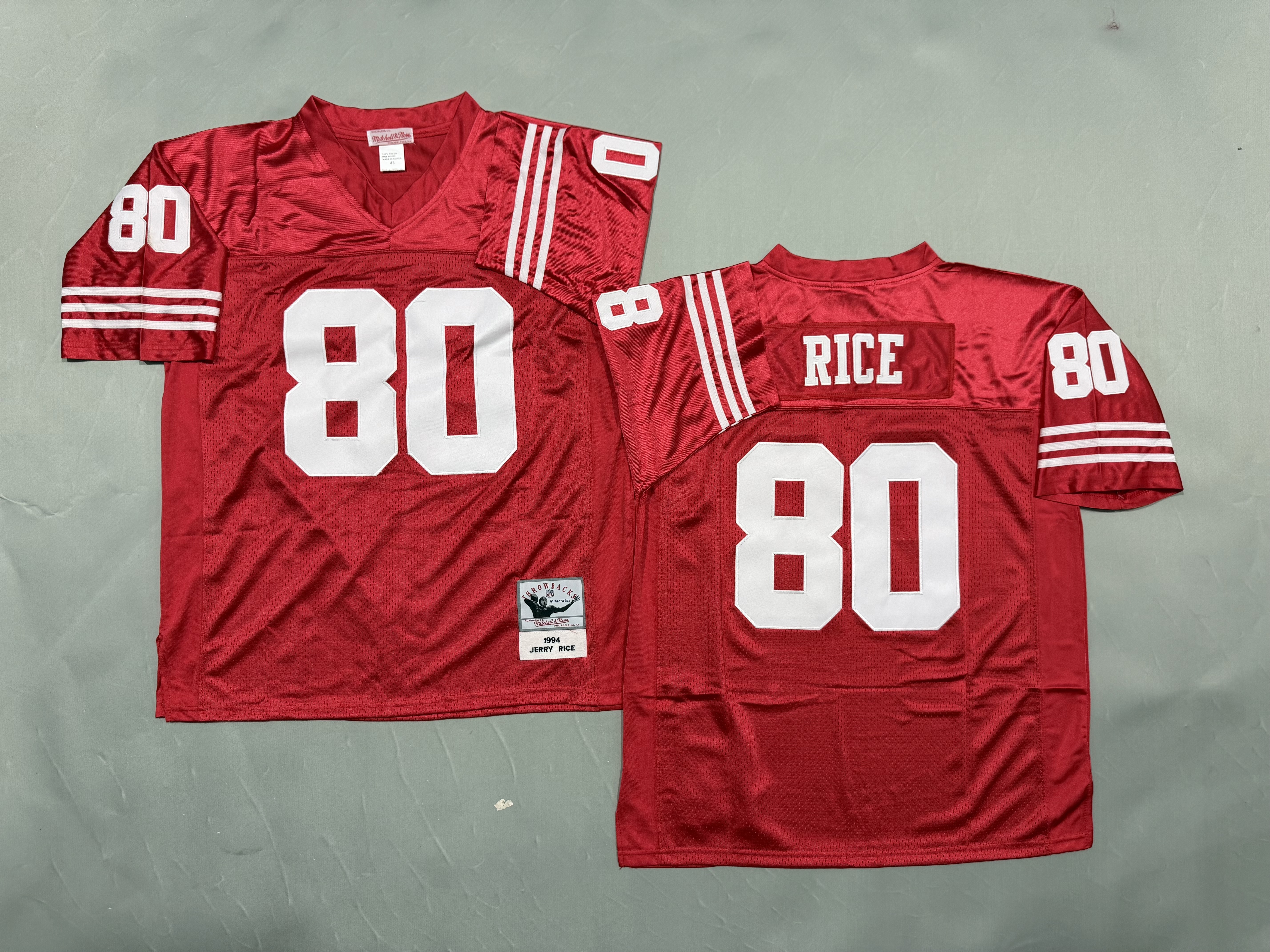 Jerry Rice San Francisco 49ers Authentic Throwback Retired Player Jersey