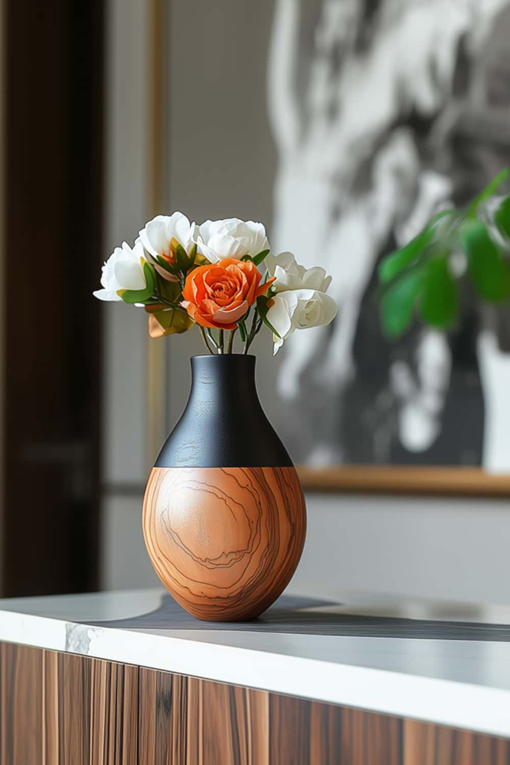 Vase Wood Sculpture #WG027