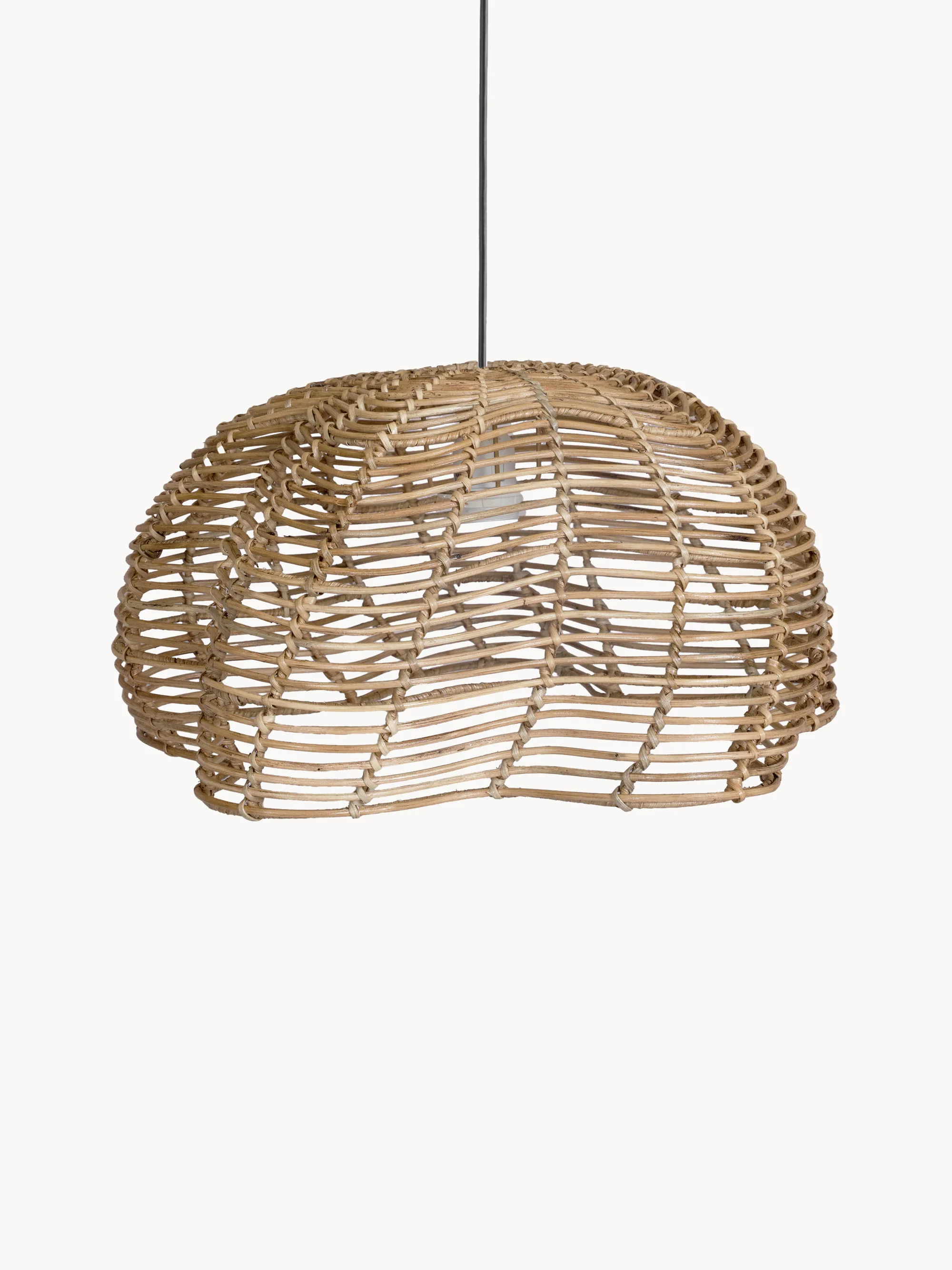Außen-Pendelleuchte Mayla aus Rattan, in verschiedenen Größen
