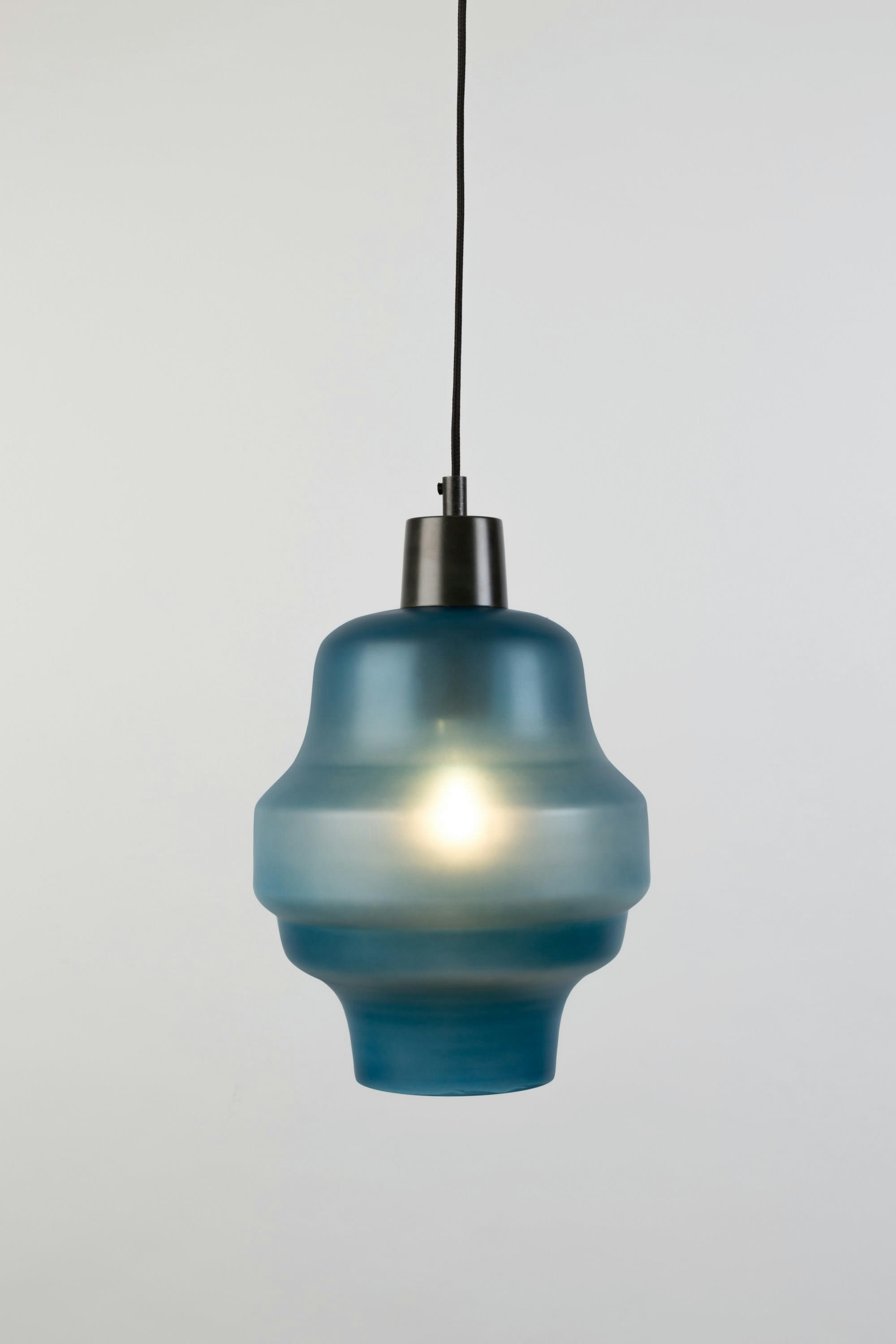 ROSE - Suspension en métal bleu