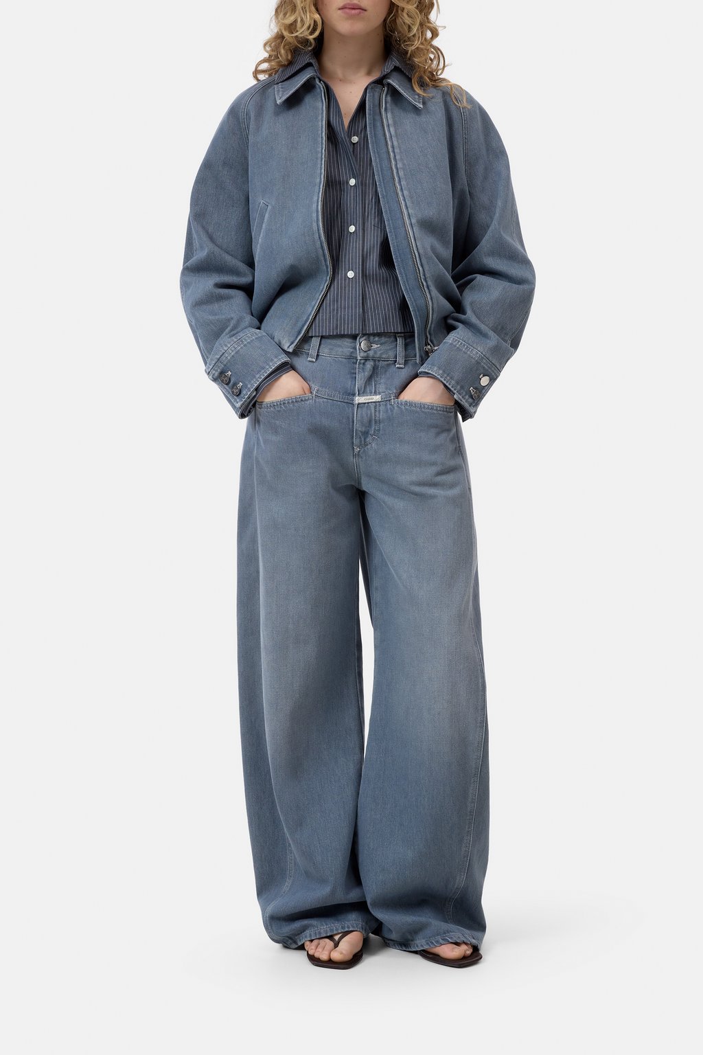 Denim-Blouson