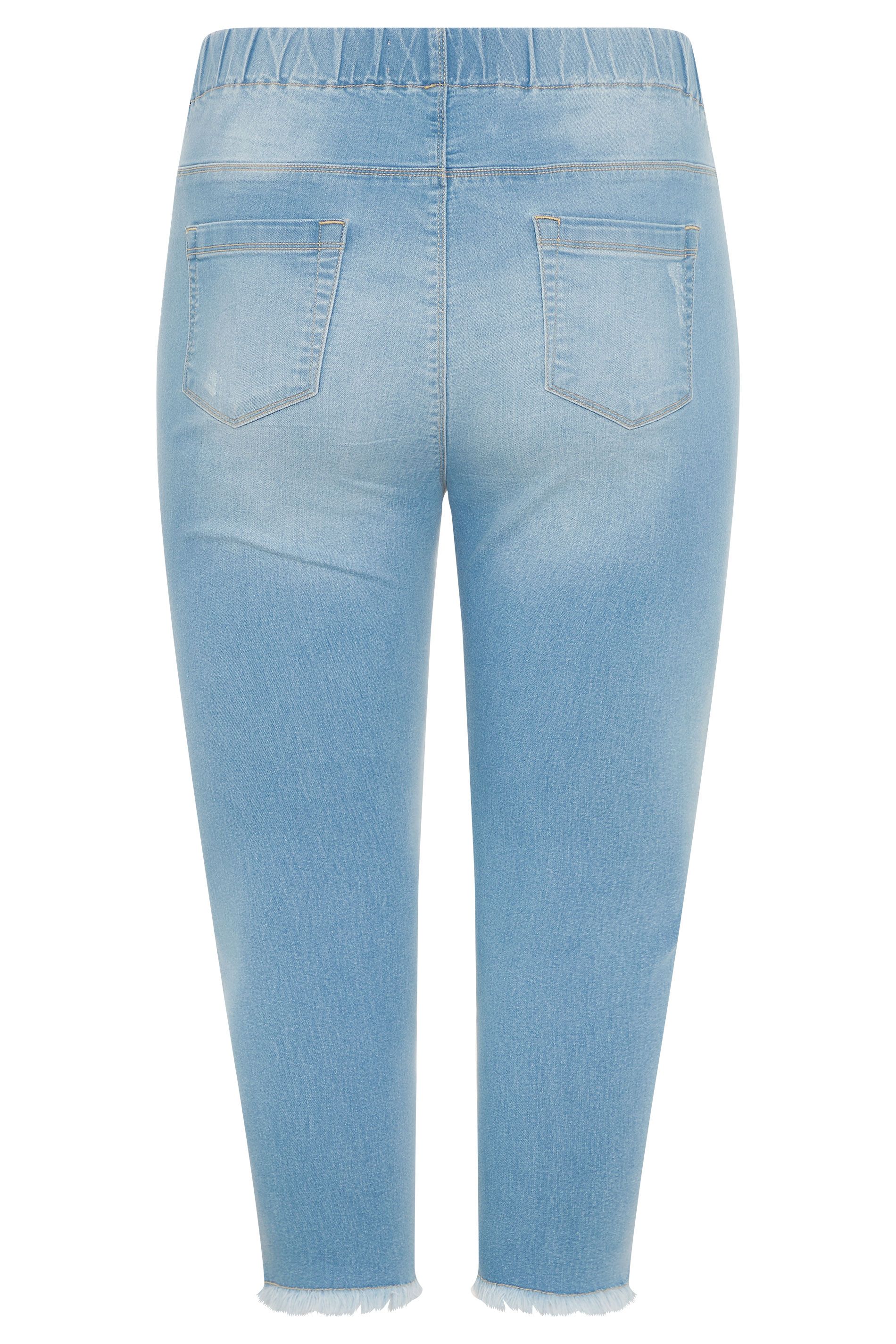 Yours Cat Scratch Cropped Jeggings
