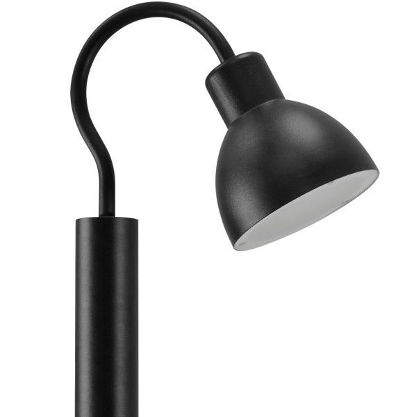 Lampa ogrodowa stojąca czarny mat ARNE wys:100 cm 1xE27x10W IP44 Polux