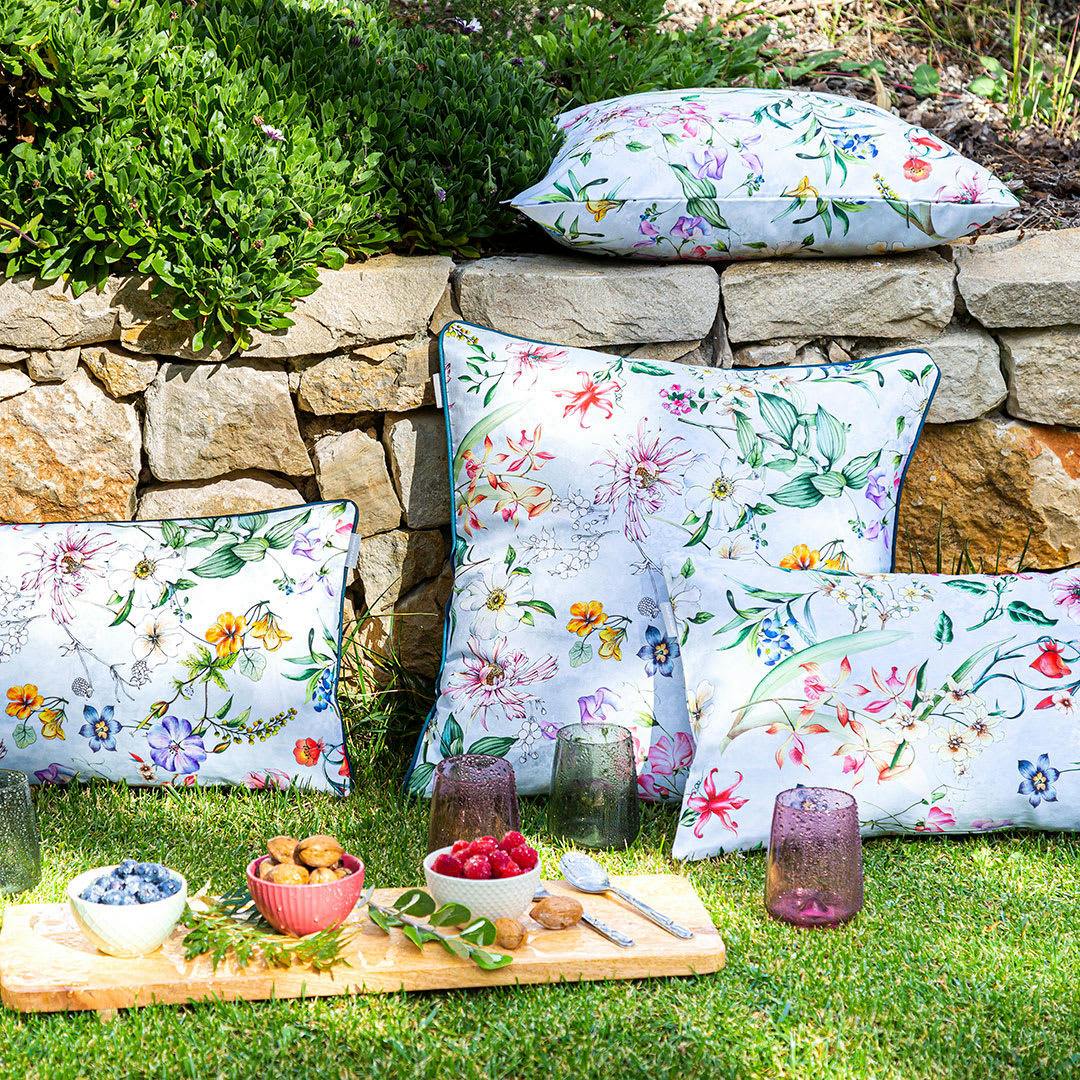 MAGGIO TO - 2 Housses de coussin en coton 30x50 cm multicolore