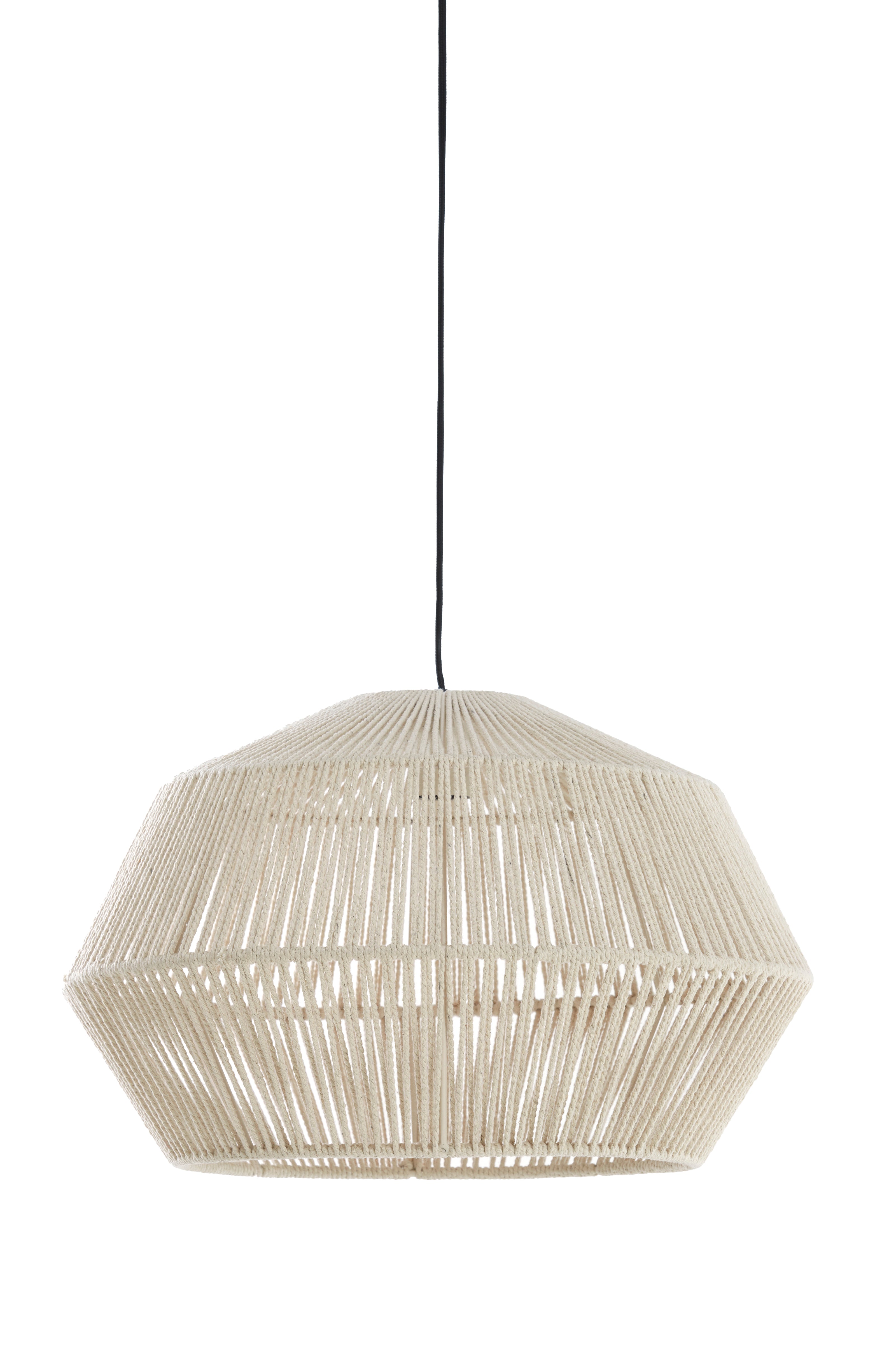 Light & Living hanglamp DEYA - Ø49x30cm - wit