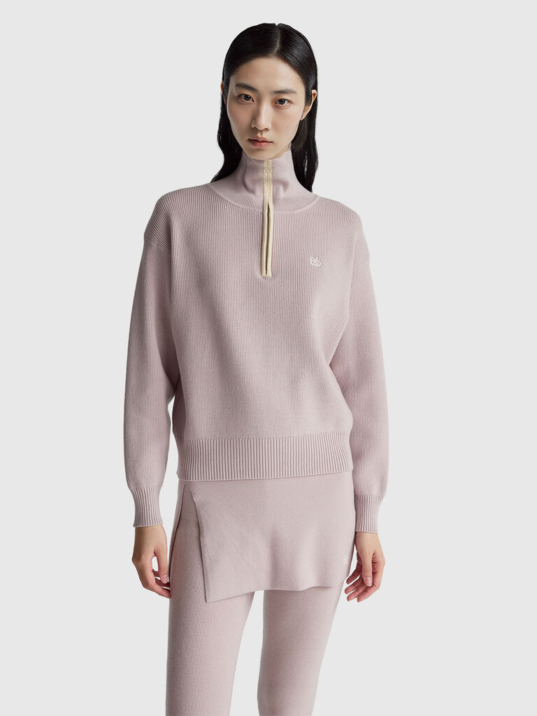 Half-zip sweater