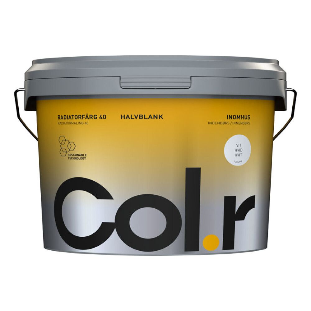 RADIATORMALING COL.R HVIT 3L