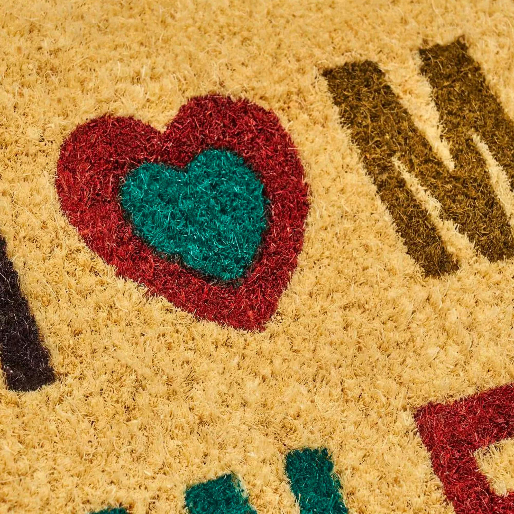 - Paillasson coco Home Sweet Home 60x40x1.5cm