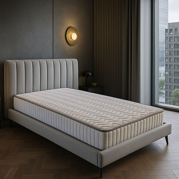 Matelas - 100x200 - Fermete - Confort - Usage quotidien - Sommier inclus - Oreiller memoire offerts