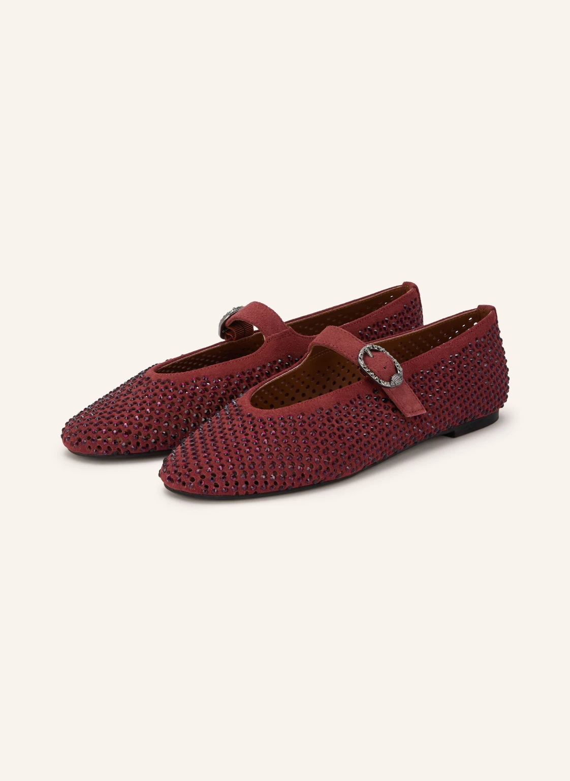 KURT GEIGER Mary-Jane-Ballerinas MAYFAIR mit Schmucksteinen
