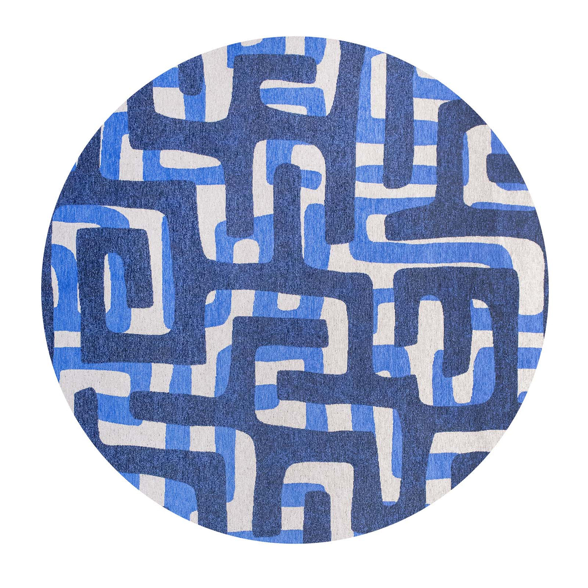 Louis De Poortere vloerkleed Ultramarine - blauw - 140x140cm