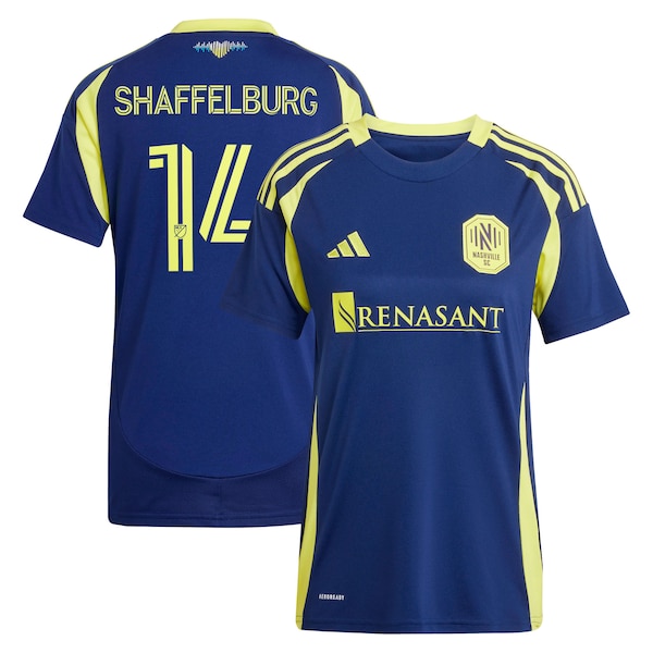 Jacob Shaffelburg Nashville SC adidas Women's 2025 The Heart of Nashville Kit Replica Player Jersey - Navy