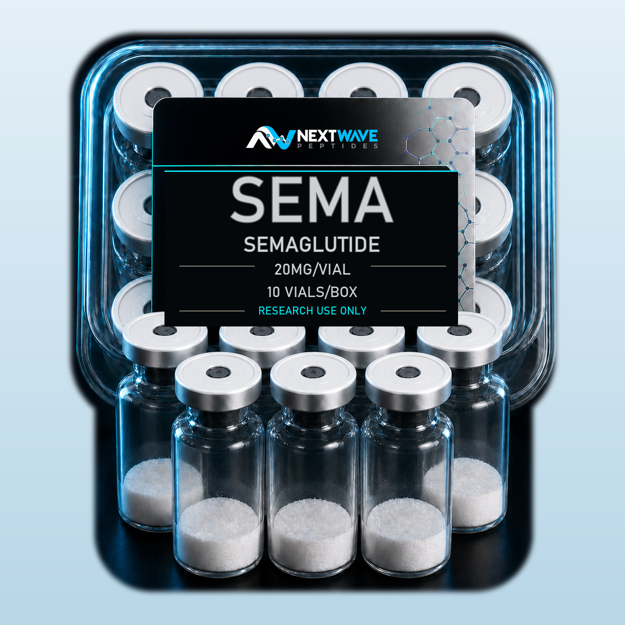 Semaglutide (Sema) - 20mg, 10 Vials | NextWave Peptides