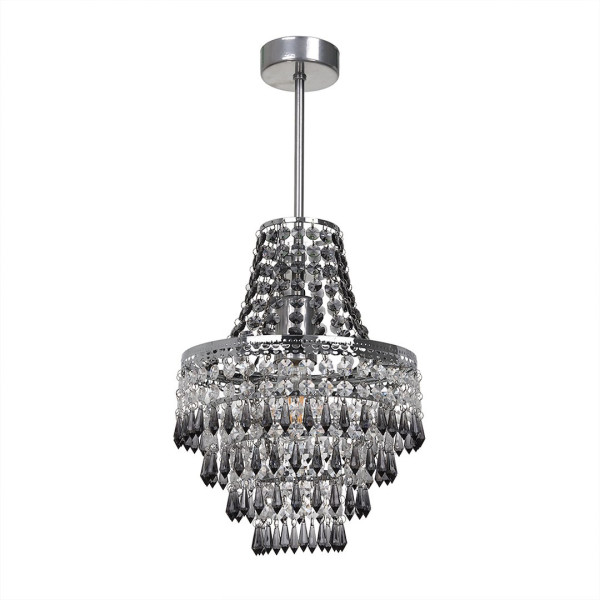 Lampa wisząca czarna CORAL 1xE27x60W wym: 50x23x23 cm Milagro