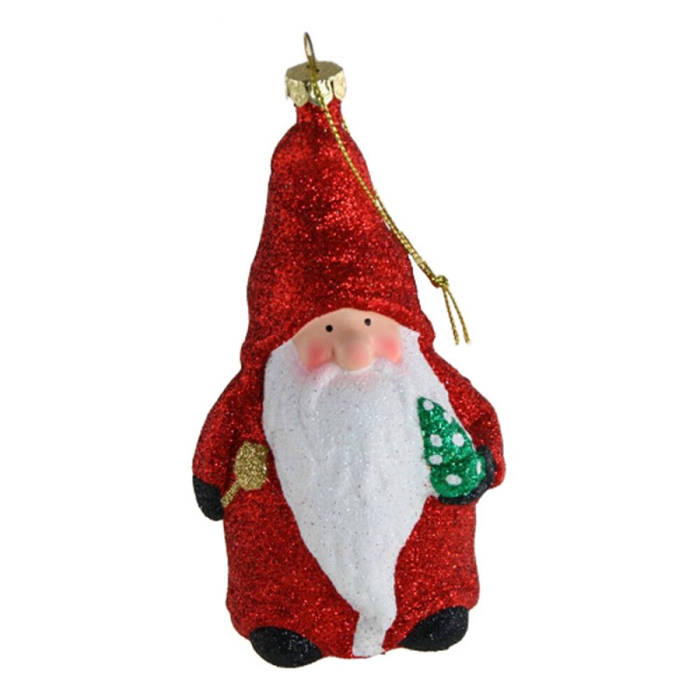 JULETREPYNT NISSE 9CM RØD