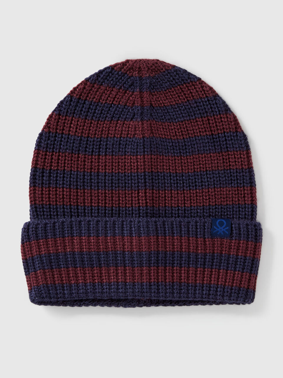 Striped knit hat