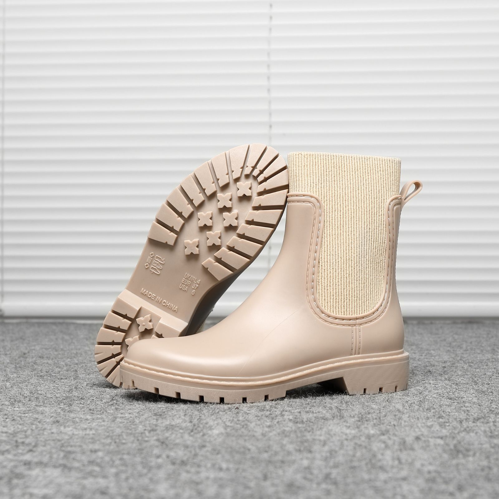 IVACHY Ankle Sock Wellies- Waterproof - Fashion Boots