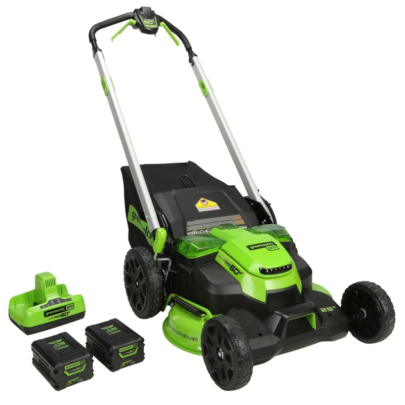 Tondeuse sur batterie GD60LM60SP4X 60 V 2 x 4 Ah GREENWORKS