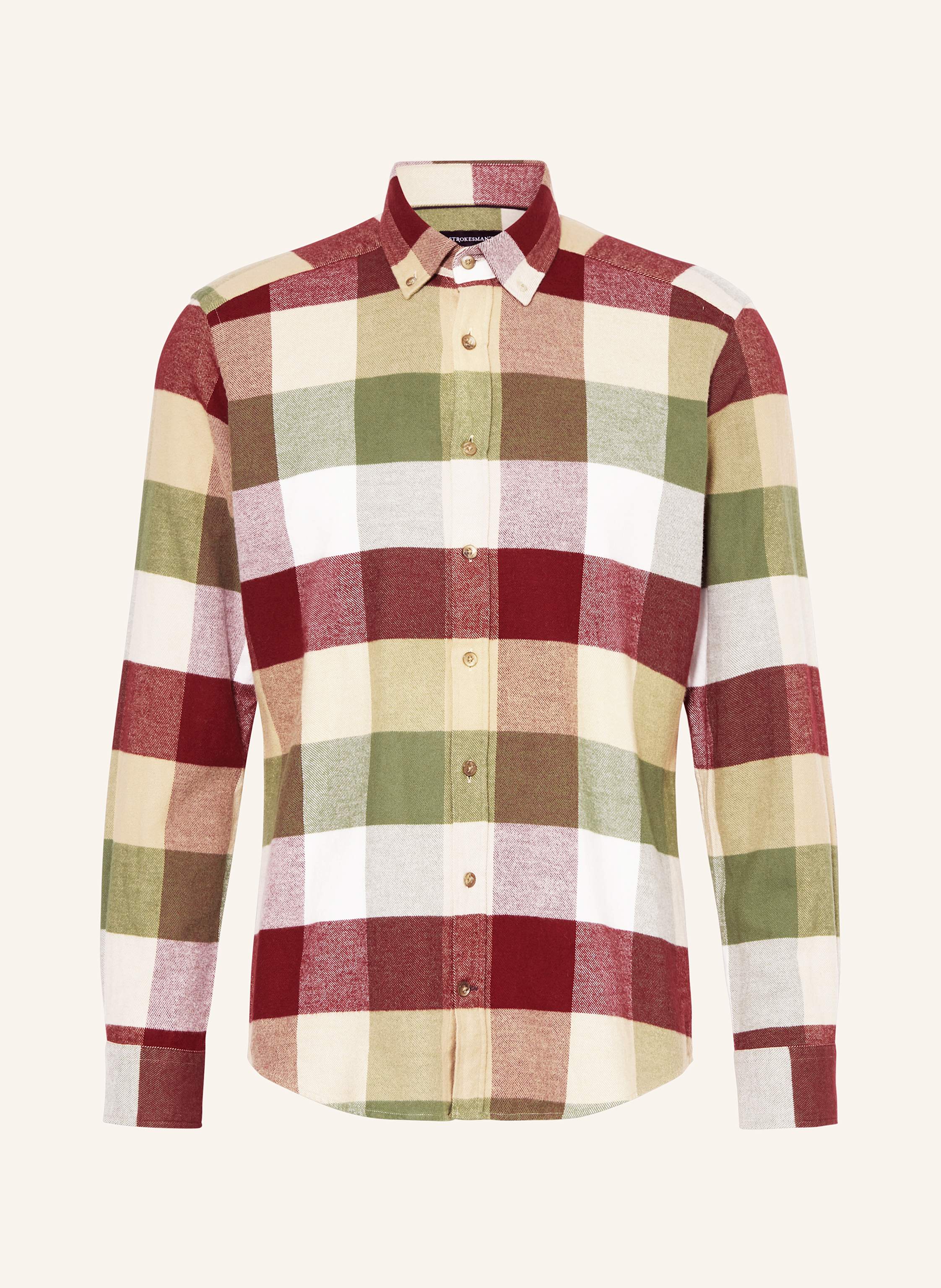 STROKESMAN'S Flanellhemd Regular Fit