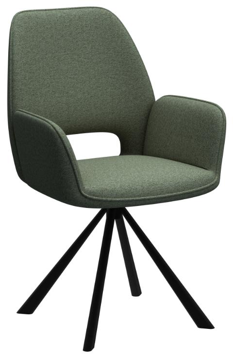 Rebellenclub Noé Eetkamerstoel - Set van 2 - Groen