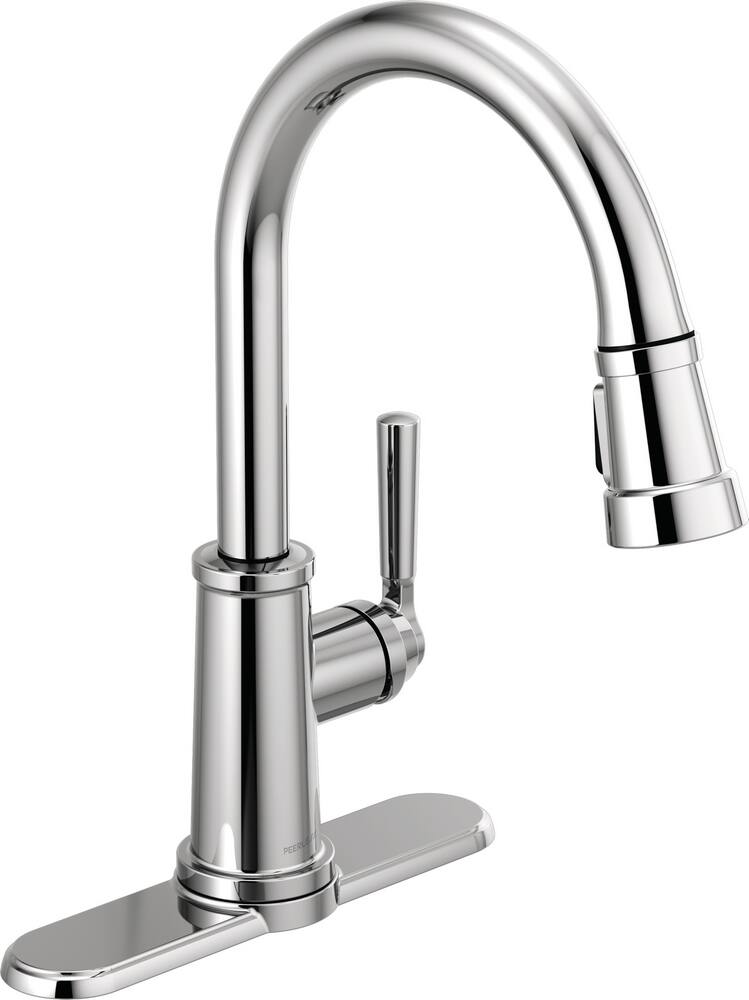 Peerless® Westchester Single Handle Pull Down Kitchen Faucet, Chrome
