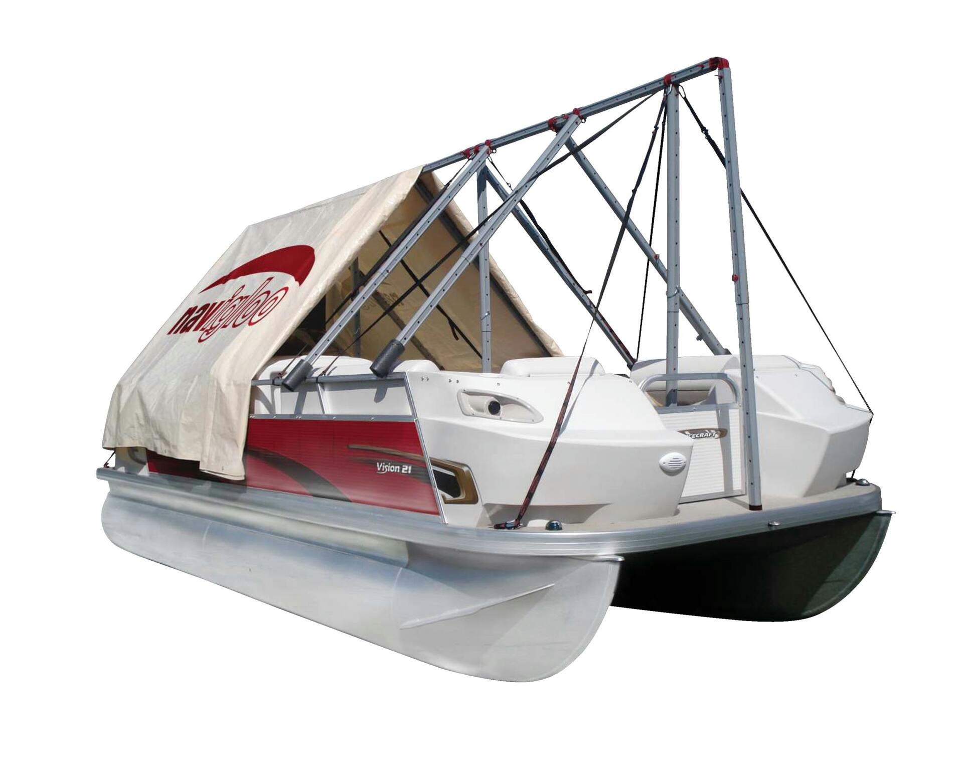 Navigloo Winter Boat Shelter, with Tarp, 19-22½-ft