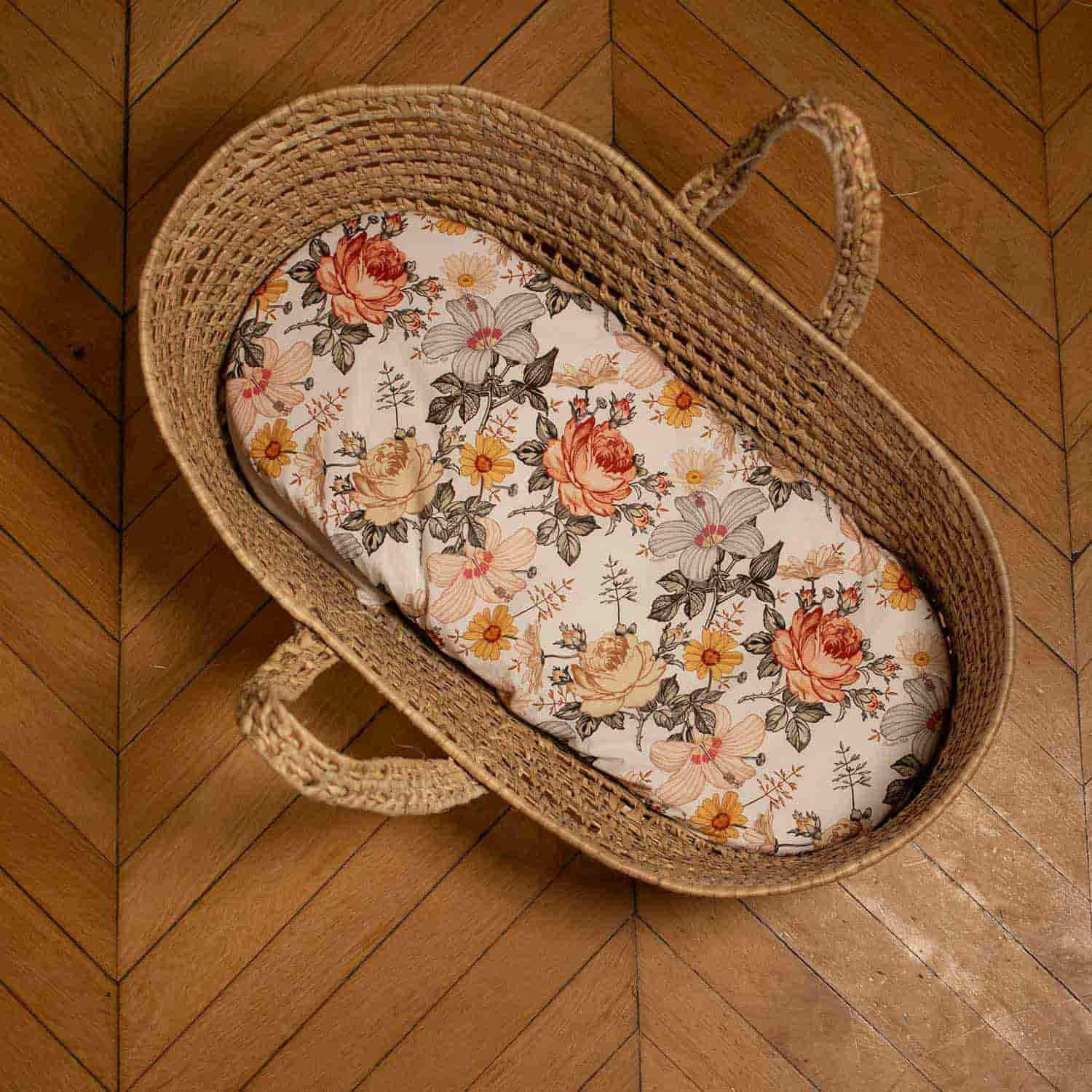 NÉO VINTAGE - Drap housse couffin ovale  72 x 32cm