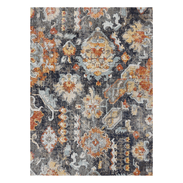 Dywan nowoczesny MUNDO E0671 orientalny vintage outdoor czarny 120x170 cm