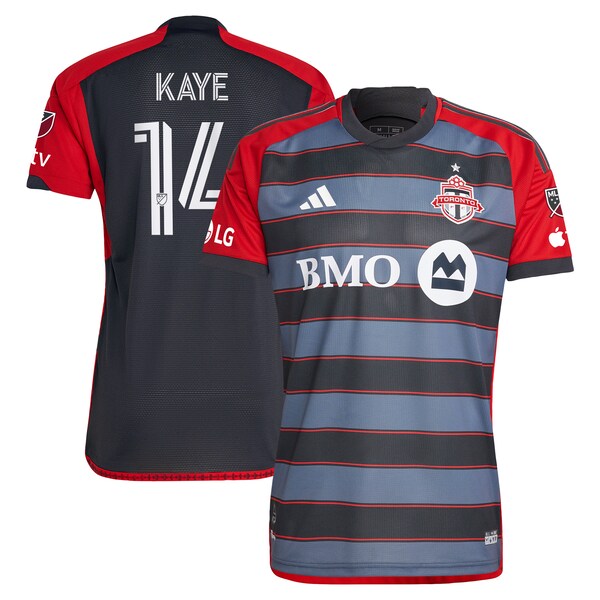 Mark-Anthony Kaye Toronto FC adidas 2023 Club Kit Authentic Player Jersey - Gray