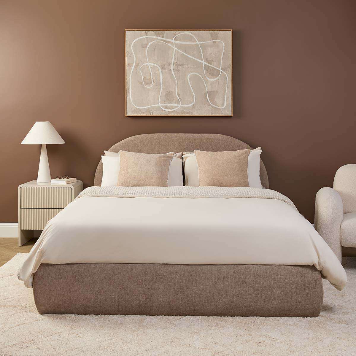 Tanner Storage Queen Bed and Bamboo Queen Mattress Bundle