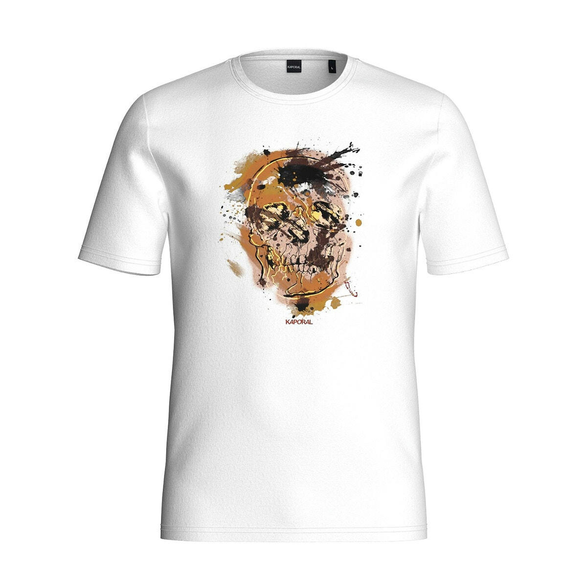 T-shirt manches courtes col rond à logo