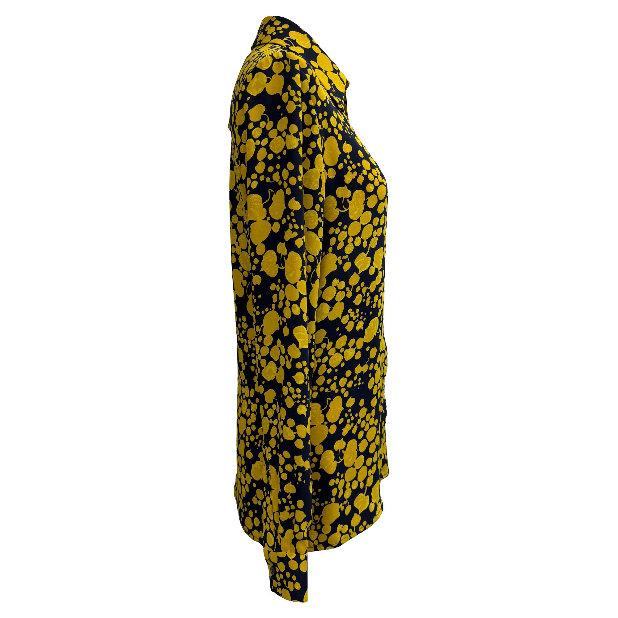 Victoria Beckham Preloved Victoria, Printed Crepe Shirt in Multicolor Polyester
