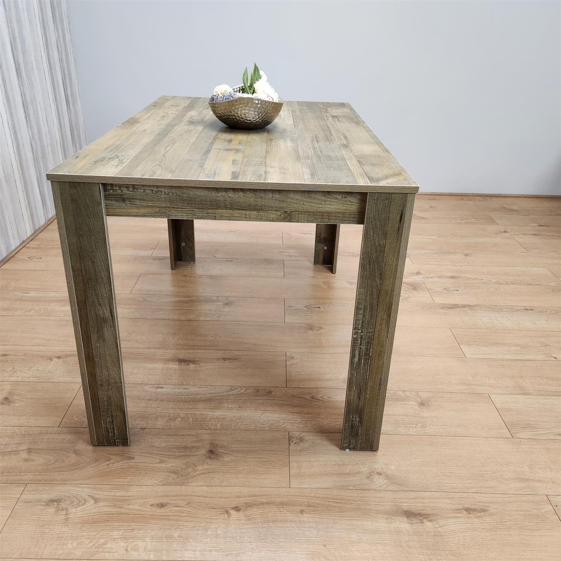 KOSY KOALA Dining Table Brown Wood Kitchen Place for 4 Seats, Dining Table Only