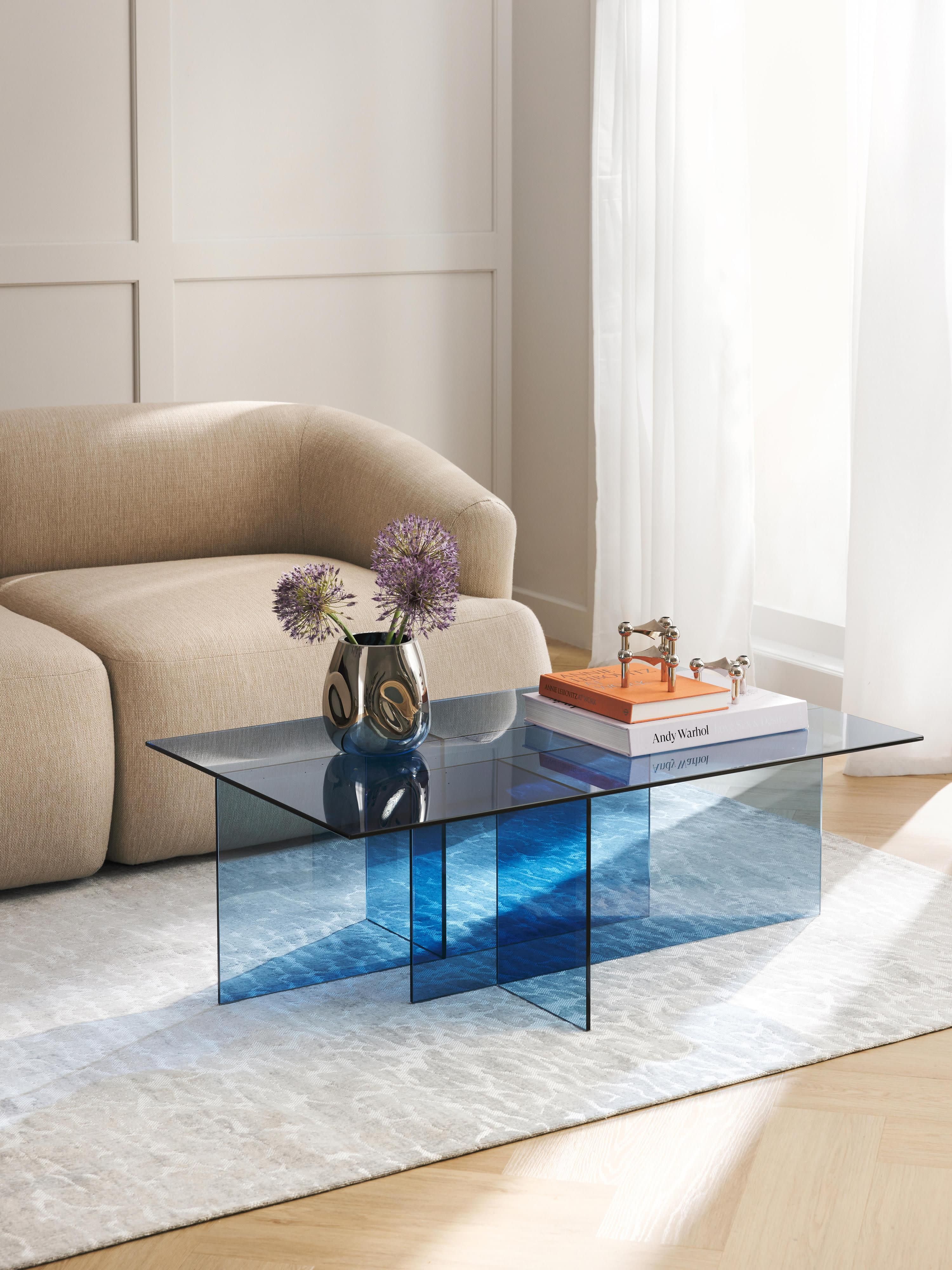 Glas-Couchtisch Anouk, B 102 cm