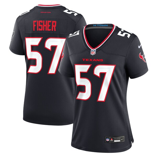 Blake Fisher Houston Texans Nike Women's Team Game Jersey -  Navy