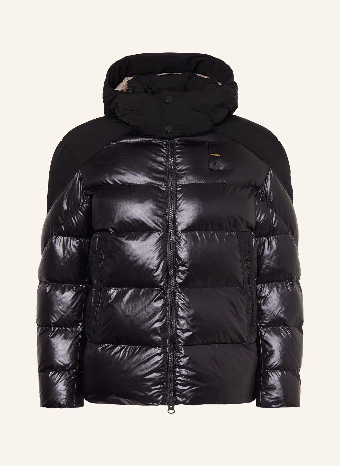 Blauer Steppjacke KIERNAN mit abnehmbarer Kapuze