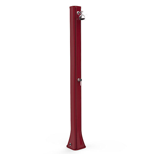Arkema Design Big Happy douche solaire en polyéthylène HD avec mitigeur, rouge (H300/3027)