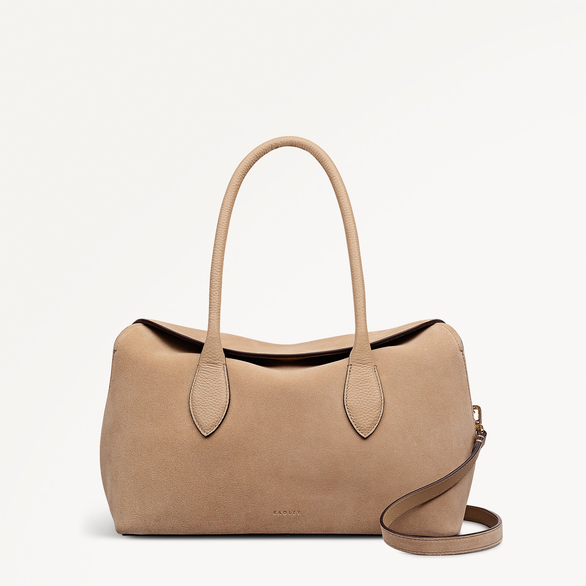 Liverpool Gardens - Suede - Medium Ziptop Grab
