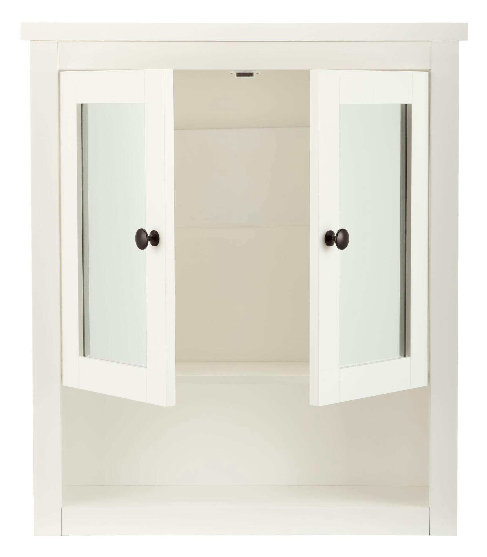 CANVAS Luxton Wall-Mount Bathroom Cabinet, White