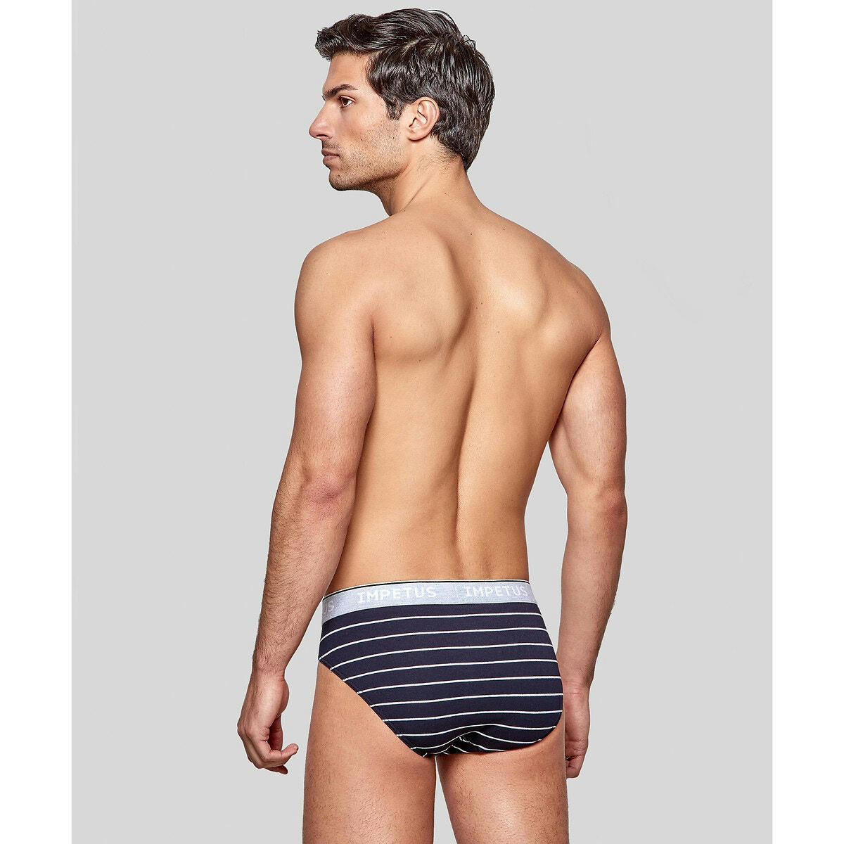 Slip rayé en coton bio