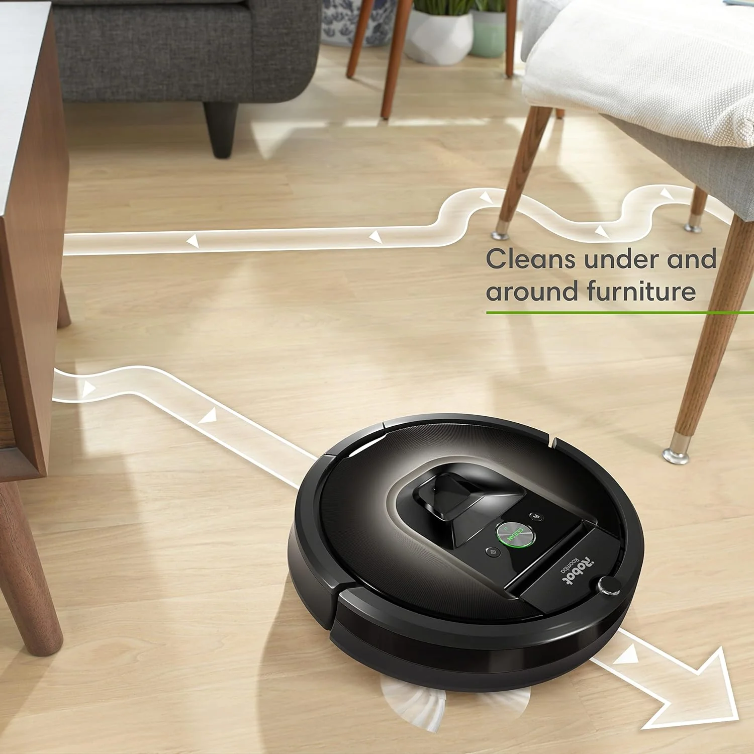 Robot Vacuum-Wi-Fi Connected Mapping, Works with Alexa, Ideal for Pet Hair, Carpets, Hard Floors, Power Boost Technology(Roomba 981)