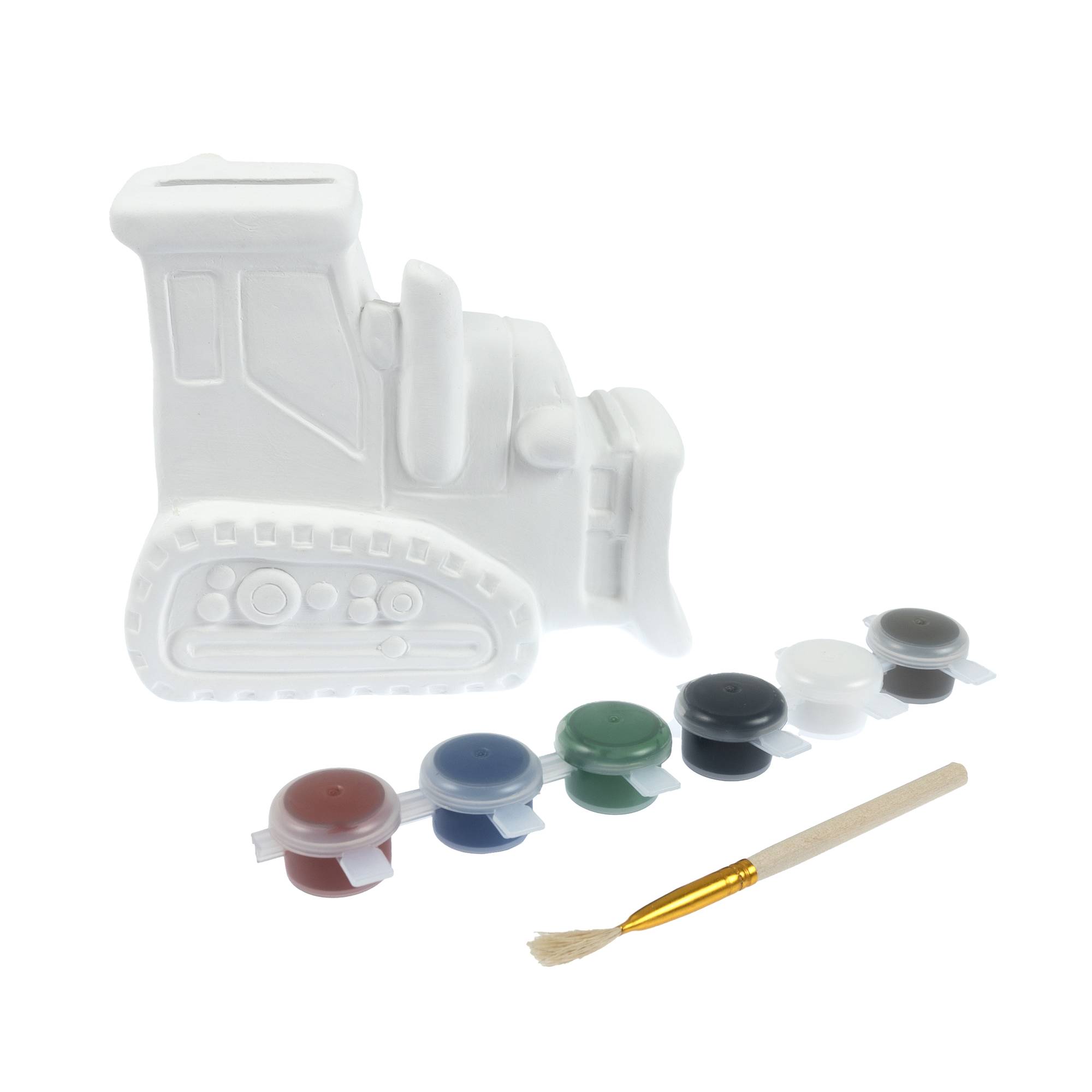 Paint Your Own Bulldozer Money Box