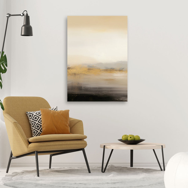 Feeby Obraz na płótnie, Abstrakcja Tekstura Loft Beżowy 40x60