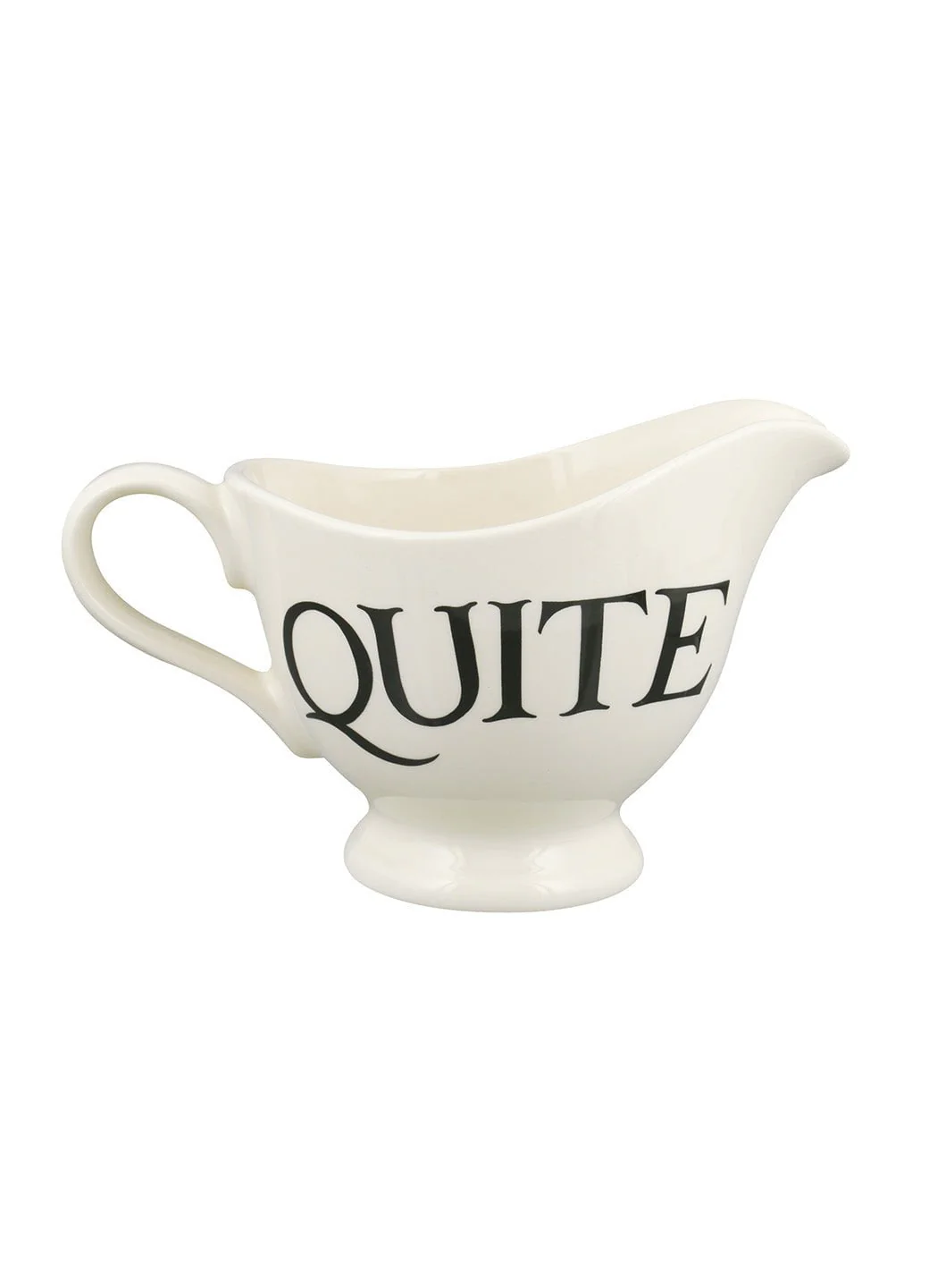 Black Toast Gravy Jug & Stand