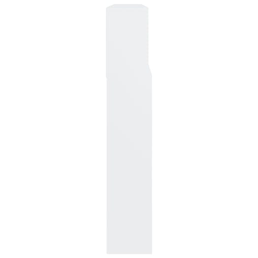 NNEVL Headboard Cabinet White 220x19x103.5 cm