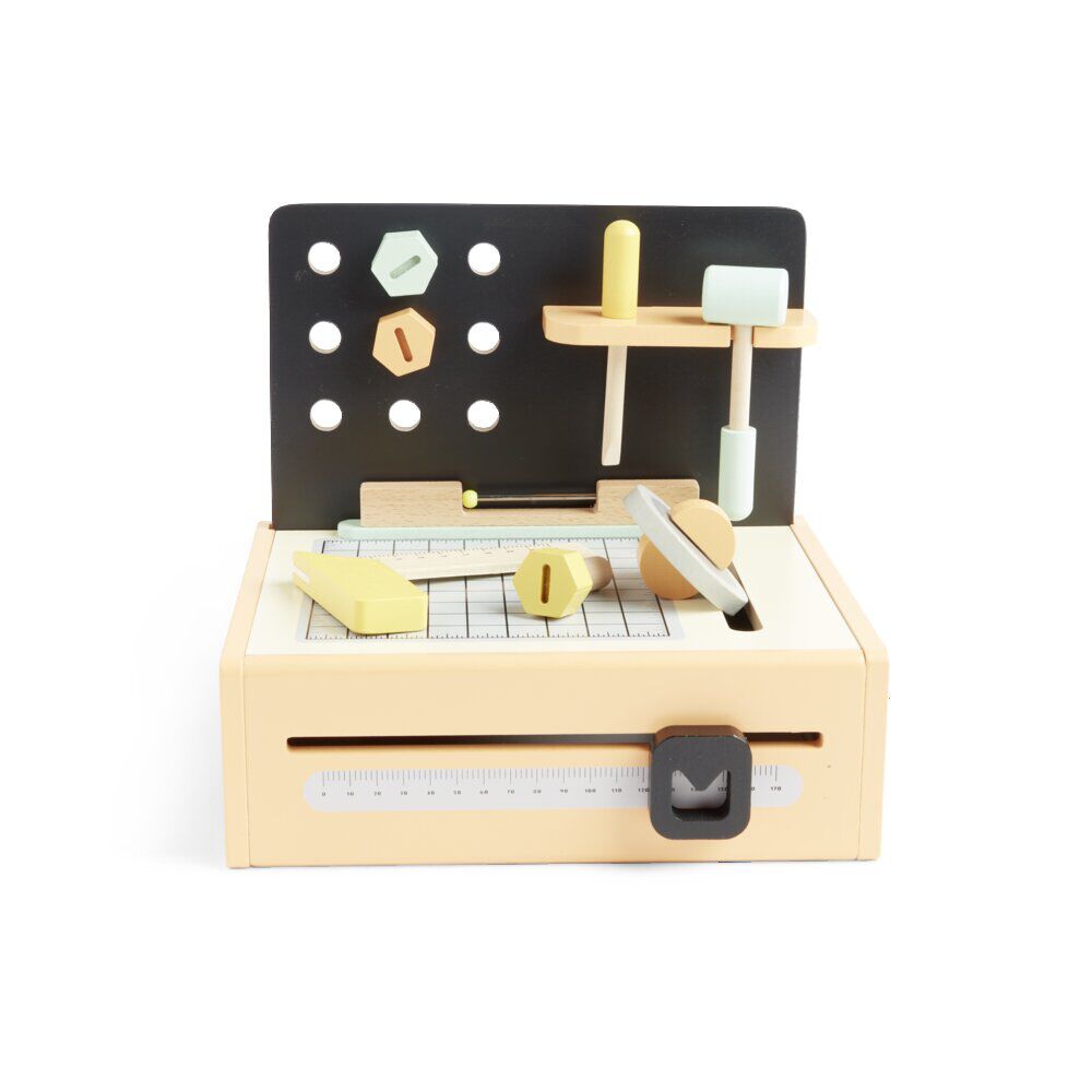 établi en bois avec accessoires L30cm