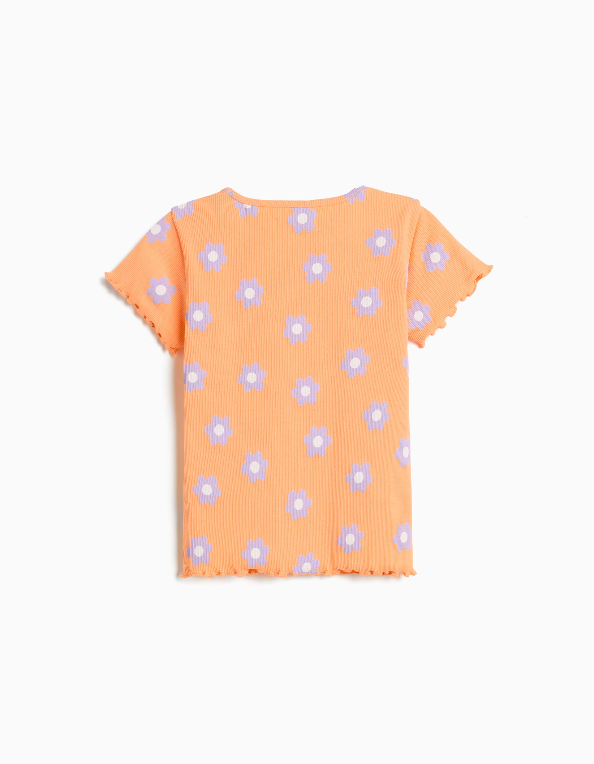 T-shirt, Menina, Laranja Claro